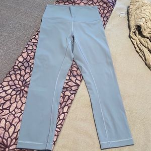 lululemon wunder under highrise crop 21’